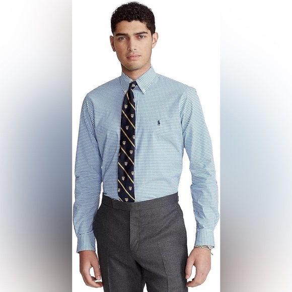 Polo Ralph Lauren Custom Fit Long Sleeve Button Down Shirt - Picture 1 of 9